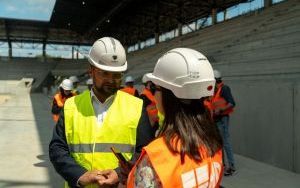 Postęp prac na budowie stadionu miejskiego w Katowicach (4)