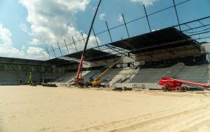 Postęp prac na budowie stadionu miejskiego w Katowicach (6)