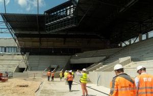 Postęp prac na budowie stadionu miejskiego w Katowicach (7)