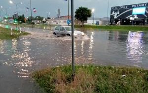 Skutki burzy w Żorach i okolicach