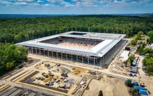Postęp prac na budowie Stadionu Miejskiego w Katowicach [CZERWIEC 2024] (15)