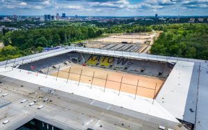 Postęp prac na budowie Stadionu Miejskiego w Katowicach [CZERWIEC 2024] (10)