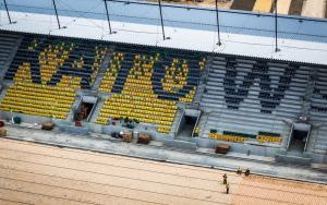 Postęp prac na budowie Stadionu Miejskiego w Katowicach [CZERWIEC 2024] (9)
