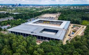 Postęp prac na budowie Stadionu Miejskiego w Katowicach [CZERWIEC 2024] (7)