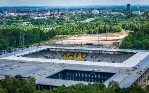 Postęp prac na budowie Stadionu Miejskiego w Katowicach [CZERWIEC 2024] (5)