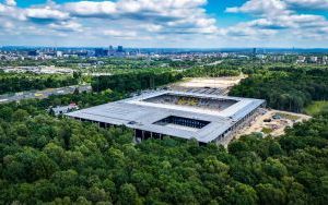 Postęp prac na budowie Stadionu Miejskiego w Katowicach [CZERWIEC 2024] (4)
