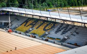 Postęp prac na budowie Stadionu Miejskiego w Katowicach [CZERWIEC 2024] (1)