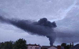 Pożar zbiorników z paliwem w Sławkowie (2)