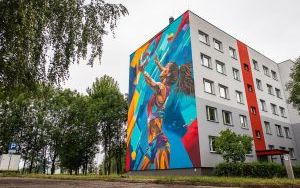 Nowy mural w Sosnowcu. Siatkarka dołączy do Zagłębiowskiego Szlaku Sportowego (7)