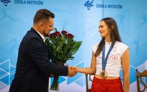 Oficjalne powitanie brązowej medalistki Igrzysk Olimpijskich Martyny Swatowskiej - Wenglarczyk w Katowicach (8)