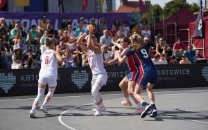 Mecz koszykówki kobiet na katowickim rynku - FIBA 3x3 U23 Nations League 2024 (20)