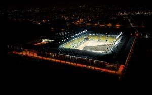 Rozświetlony Stadion Miejski w Katowicach [PAŹDZIERNIK 2024] (5)