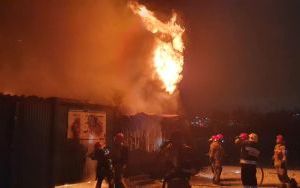 Pożar w Katowicach (1)