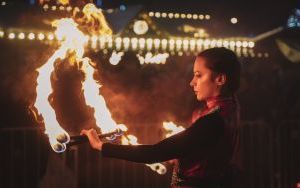 Inferis Teatr Ognia podczas Jarmarku Bożonarodzeniowego w Katowicach (19)