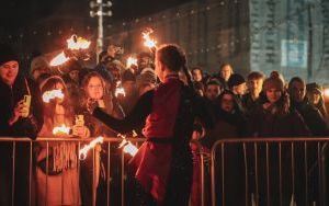 Inferis Teatr Ognia podczas Jarmarku Bożonarodzeniowego w Katowicach (8)