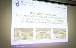 Konferencja prasowa dotycząca budowy Szpitalnego Oddziału Ratunkowego w Sosnowcu (2)