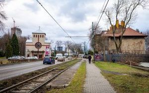 Torowisko tramwajowe na Wełnowcu (grudzień 2024) (2)