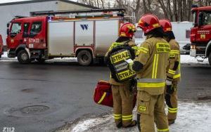 Interwencja służb w Zabrzu przy ulicy Osiedleńczej (2)