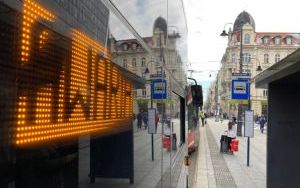 Wypadek tramwajów przed Galerią Katowicką - ulica 3 Maja (1)