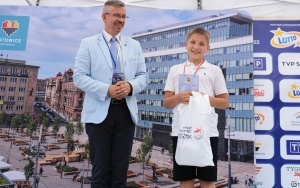 Wyścig Solidarności i Olimpijczyków. Meta pierwszego etapu w Katowicach (1)