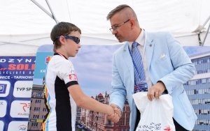 Wyścig Solidarności i Olimpijczyków. Meta pierwszego etapu w Katowicach (2)