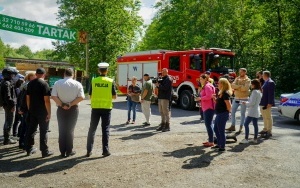 Symulacja 5 wypadków motocyklowych w Katowicach. Wiele osób ruszyło z pomocą (11)