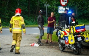 Symulacja 5 wypadków motocyklowych w Katowicach. Wiele osób ruszyło z pomocą (12)