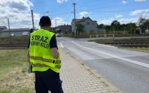 Przejazd kolejowy przy Słonecznikowej w Katowicach. Akcja służb (5)