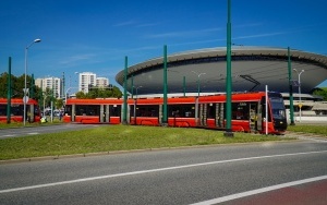 Awaria tramwaju na rondzie Ziętka w Katowicach (3)