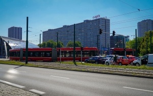 Awaria tramwaju na rondzie Ziętka w Katowicach (6)