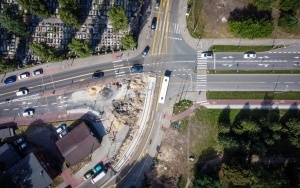 2 km nowych torów na Grundmanna. Prace trwają. Zobaczcie, jak wyglądają z góry (4)