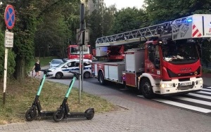 Pożar na Osiedlu Tysiąclecia w Katowicach (2)