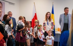 Obchody Dnia Niepodległości Ukrainy w Katowicach w Punkcie Informacyjnym dla Uchodźców (11)