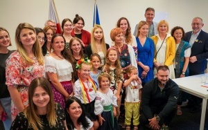 Obchody Dnia Niepodległości Ukrainy w Katowicach w Punkcie Informacyjnym dla Uchodźców (3)