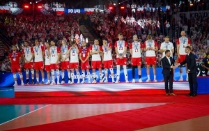Ceremonia medalowa Mistrzostw Świata w Siatkówce Mężczyzn w Spodku w Katowicach (11)