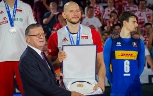 Ceremonia medalowa Mistrzostw Świata w Siatkówce Mężczyzn w Spodku w Katowicach (12)
