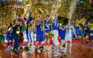 Ceremonia medalowa Mistrzostw Świata w Siatkówce Mężczyzn w Spodku w Katowicach (17)