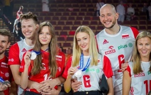 Ceremonia medalowa Mistrzostw Świata w Siatkówce Mężczyzn w Spodku w Katowicach (4)