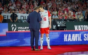 Ceremonia medalowa Mistrzostw Świata w Siatkówce Mężczyzn w Spodku w Katowicach (2)