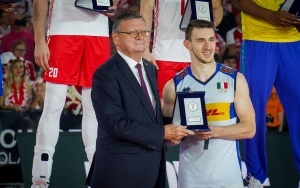 Ceremonia medalowa Mistrzostw Świata w Siatkówce Mężczyzn w Spodku w Katowicach (4)