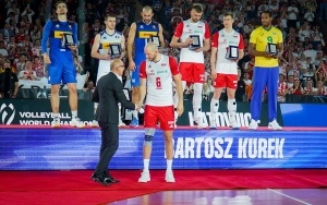 Ceremonia medalowa Mistrzostw Świata w Siatkówce Mężczyzn w Spodku w Katowicach (6)