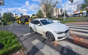 Wypadek na ulicy Granicznej w Katowicach (1)