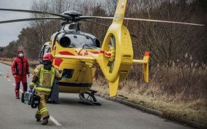 Wypadek w Jaworznie - ulica Dąb (4)