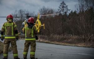 Wypadek w Jaworznie - ulica Dąb (8)