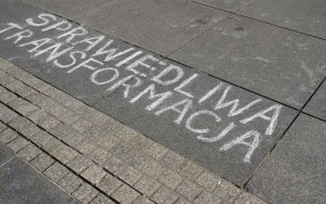 Protest Młodzieżowego Strajku Klimatycznego na rynku w Katowicach (2)