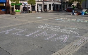 Protest Młodzieżowego Strajku Klimatycznego na rynku w Katowicach (3)