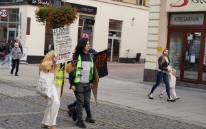 Protest Młodzieżowego Strajku Klimatycznego na rynku w Katowicach (18)