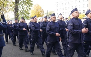 Uroczystość ślubowania nowych policjantów w Oddziale Prewencji Policji w Katowicach (1)