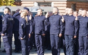 Uroczystość ślubowania nowych policjantów w Oddziale Prewencji Policji w Katowicach (12)