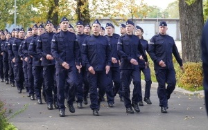 Uroczystość ślubowania nowych policjantów w Oddziale Prewencji Policji w Katowicach (14)
